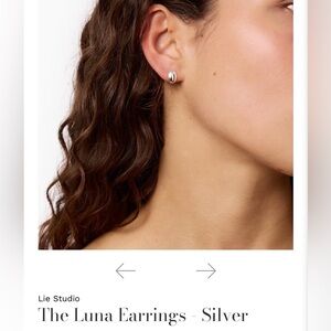 Lié Studio Luna Earrings 925 Sterling Silver Earrings
